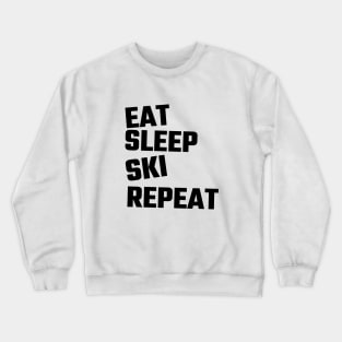 Eat Sleep Ski Repeat Crewneck Sweatshirt